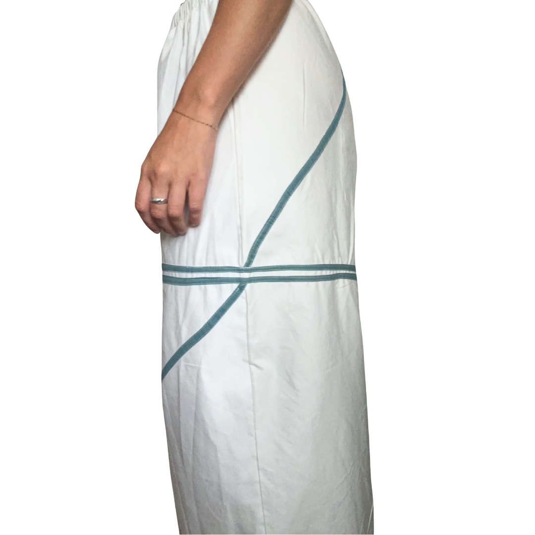 Indigo Dyed One of A Kind Lounge Pants- 100% Upcycled Cotton (Made to Order)