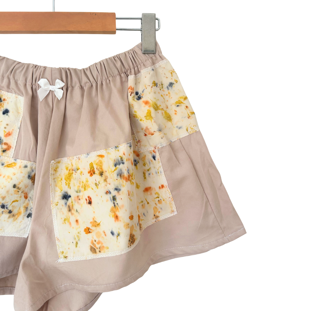 Garden Dyed Patchwork Shorts - 100% Upcycled Cotton