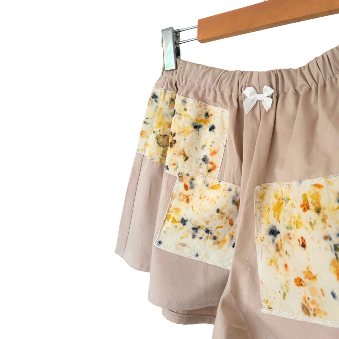Garden Dyed Patchwork Shorts - 100% Upcycled Cotton