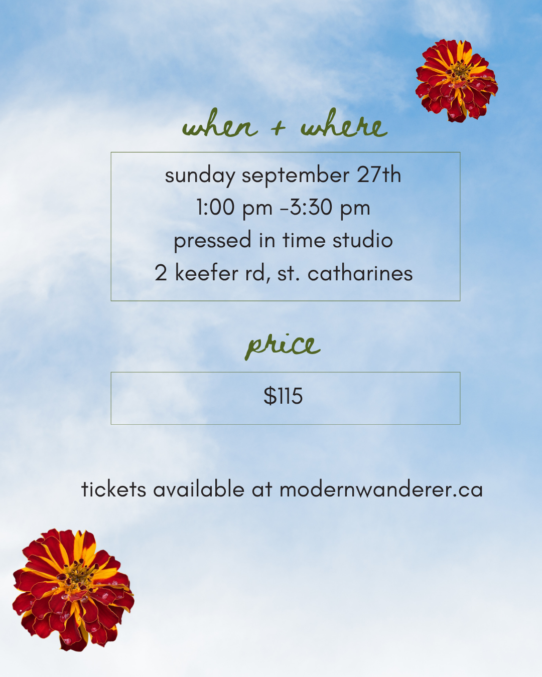 Flower School Workshop