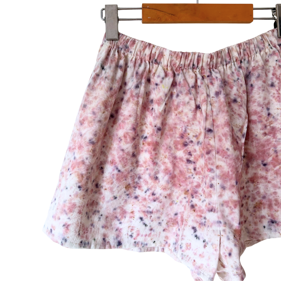 Sumac + Scabiosa Dyed Shorts - 100% Organic Cotton