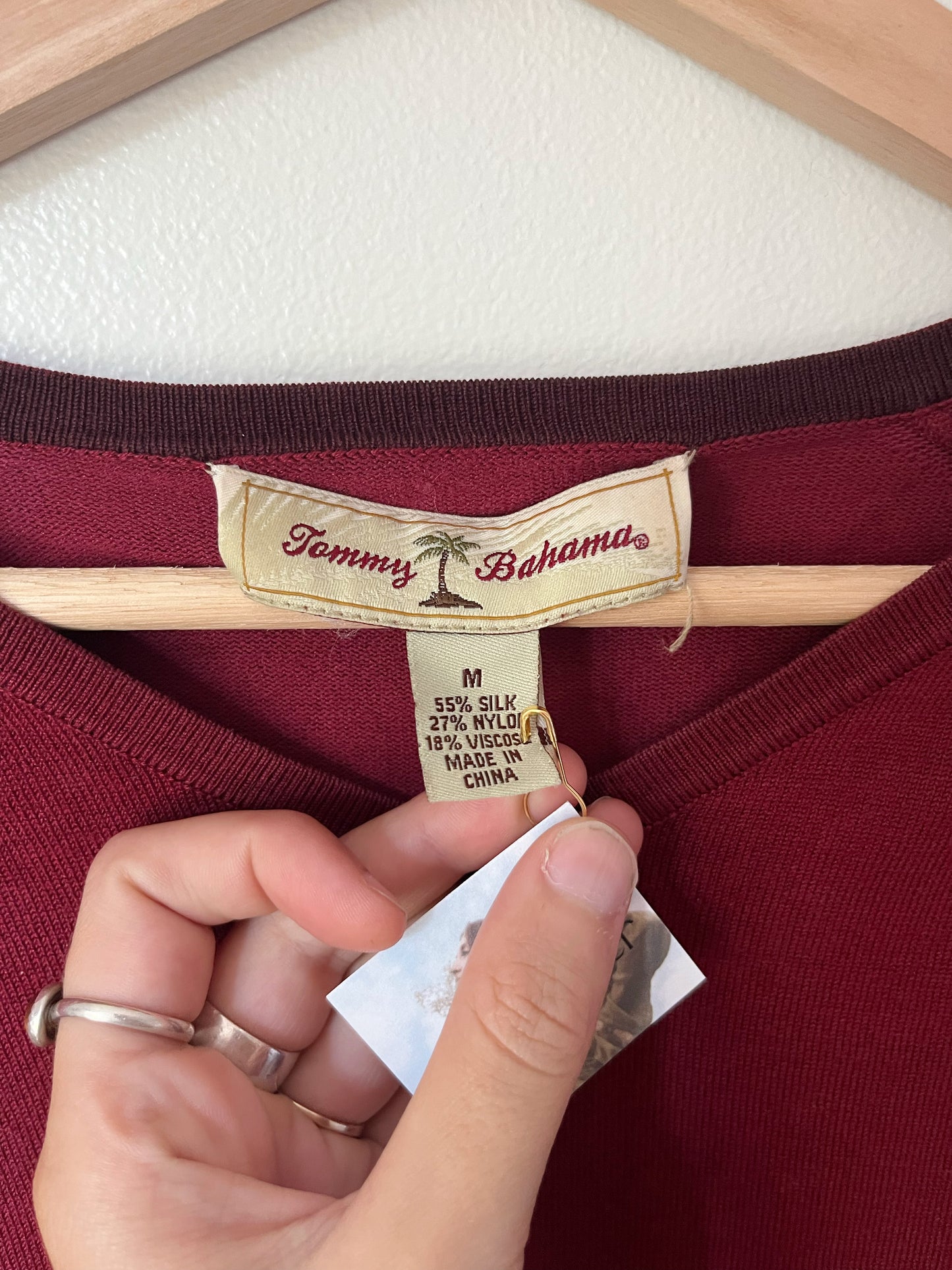 Vintage Silk/Nylon Long Sleeve - M/L