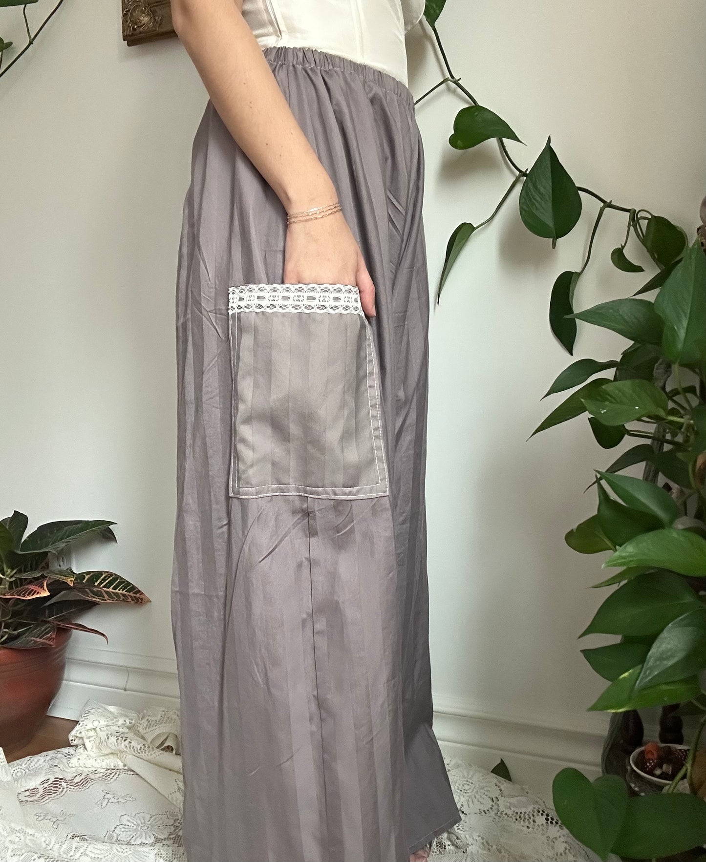 Upcycled 100% Supima Cotton Pants - M/L
