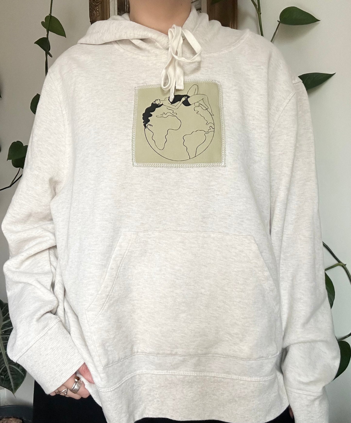 Its Not Radical to Want a Livable Planet Upcycled Hoodie - XL