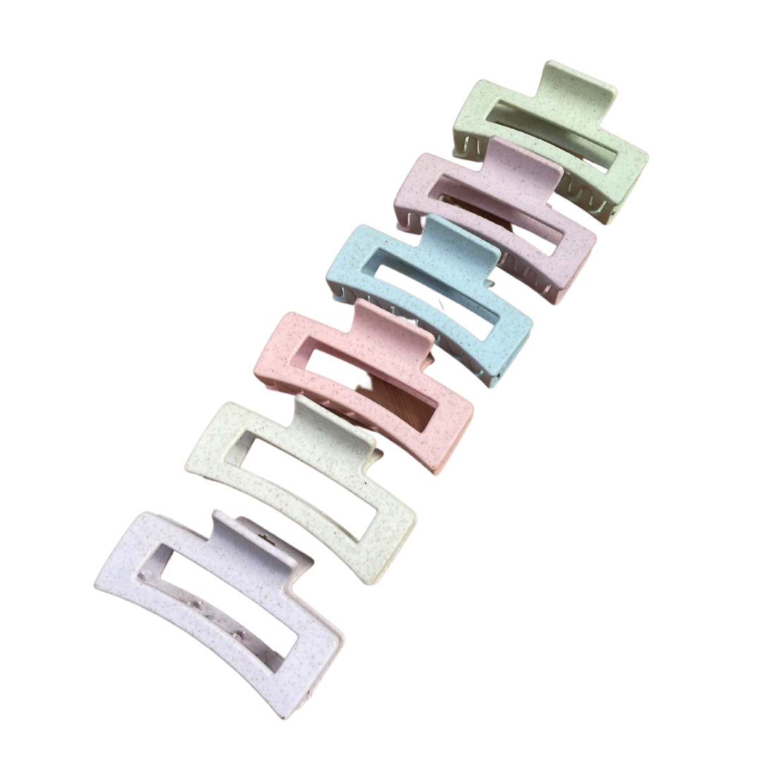 Square Biodegradable Hair Claw