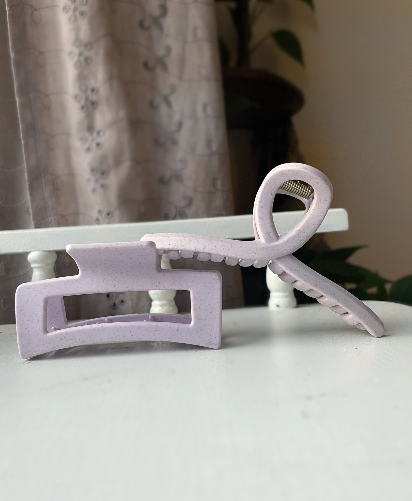 purple hair claw set