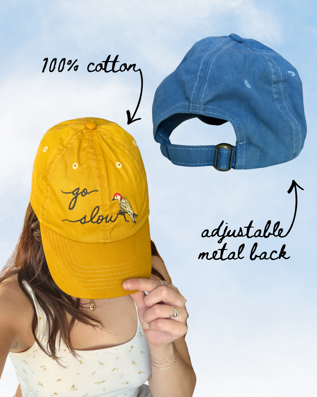 Go Slow Plant Dyed Hat