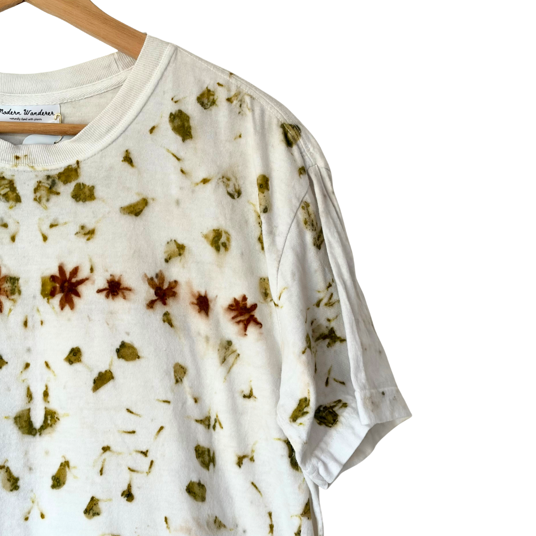 Garden Flower Dyed Tee - Coreopsis + Marigold
