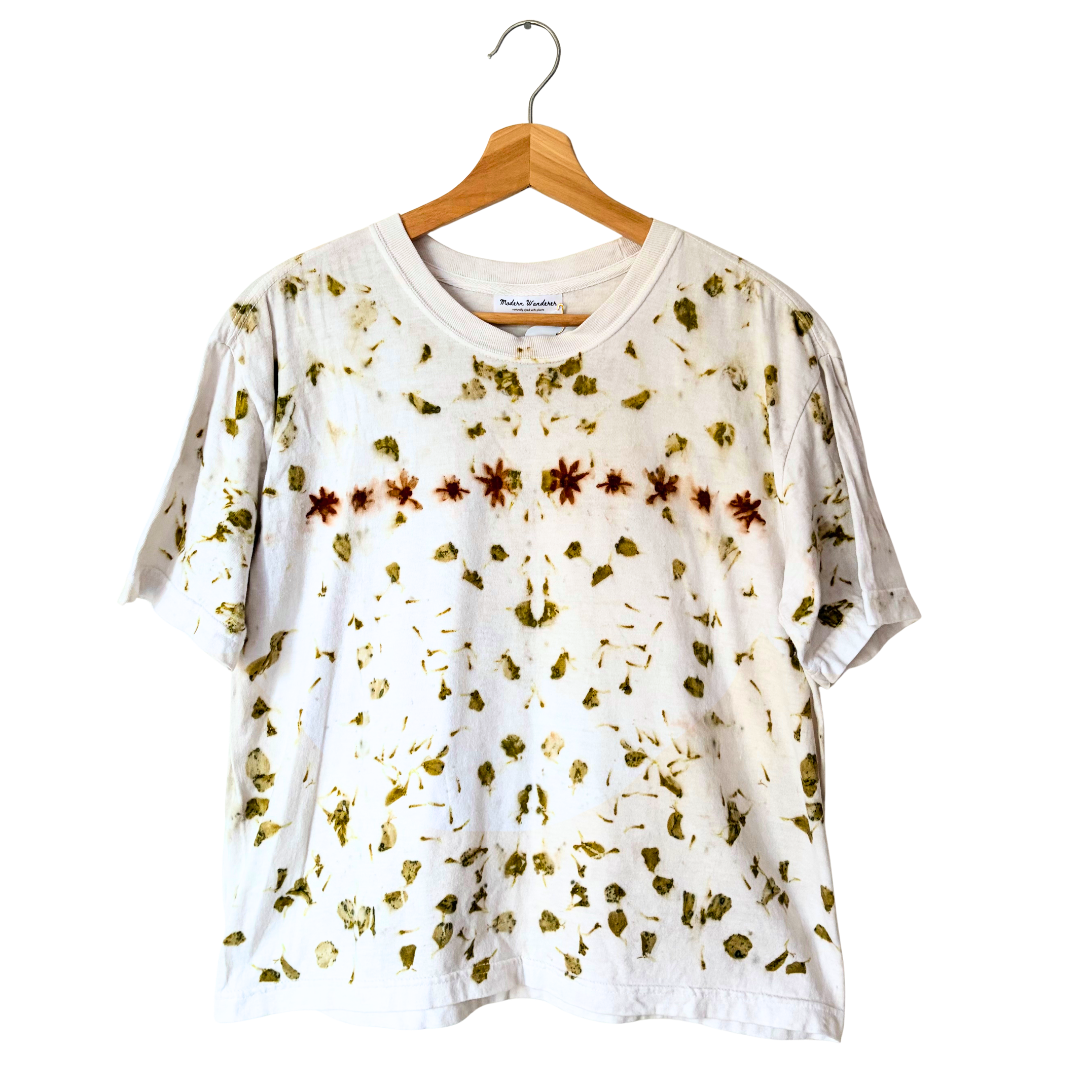Garden Flower Dyed Tee - Coreopsis + Marigold