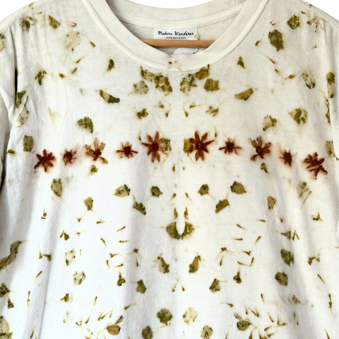 Garden Flower Dyed Tee - Coreopsis + Marigold