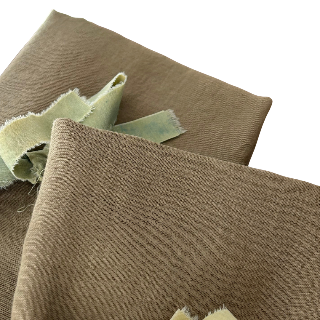 100% Organic Cotton Plant Dyed Bandana - Black Walnut