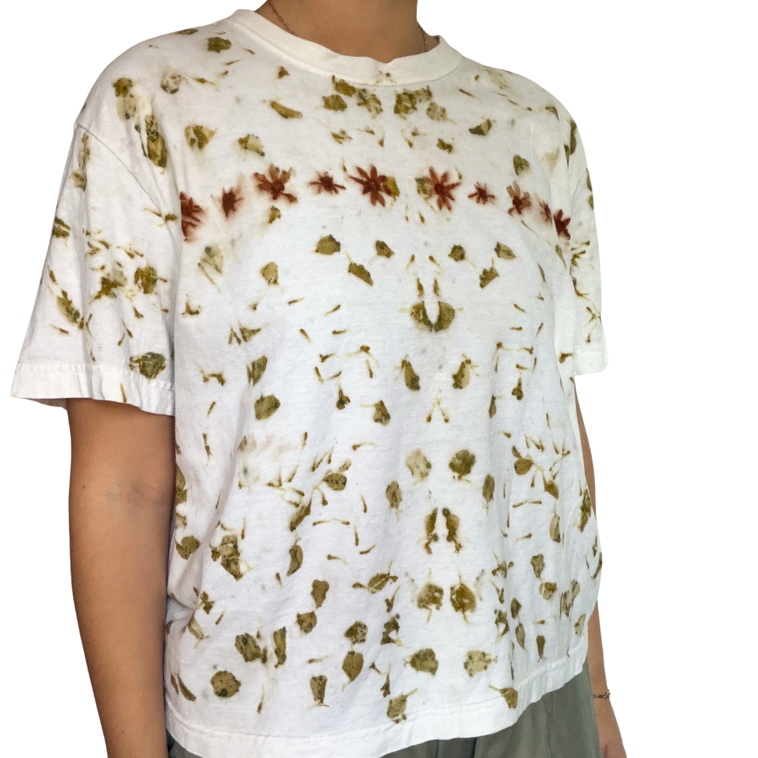 Garden Flower Dyed Tee - Coreopsis + Marigold