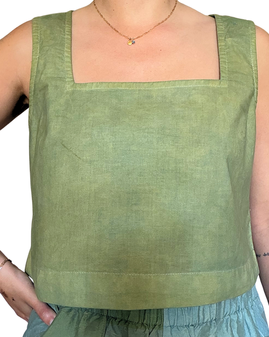 Indigo + Marigold Dyed Lounge Tank - 100% Organic Cotton
