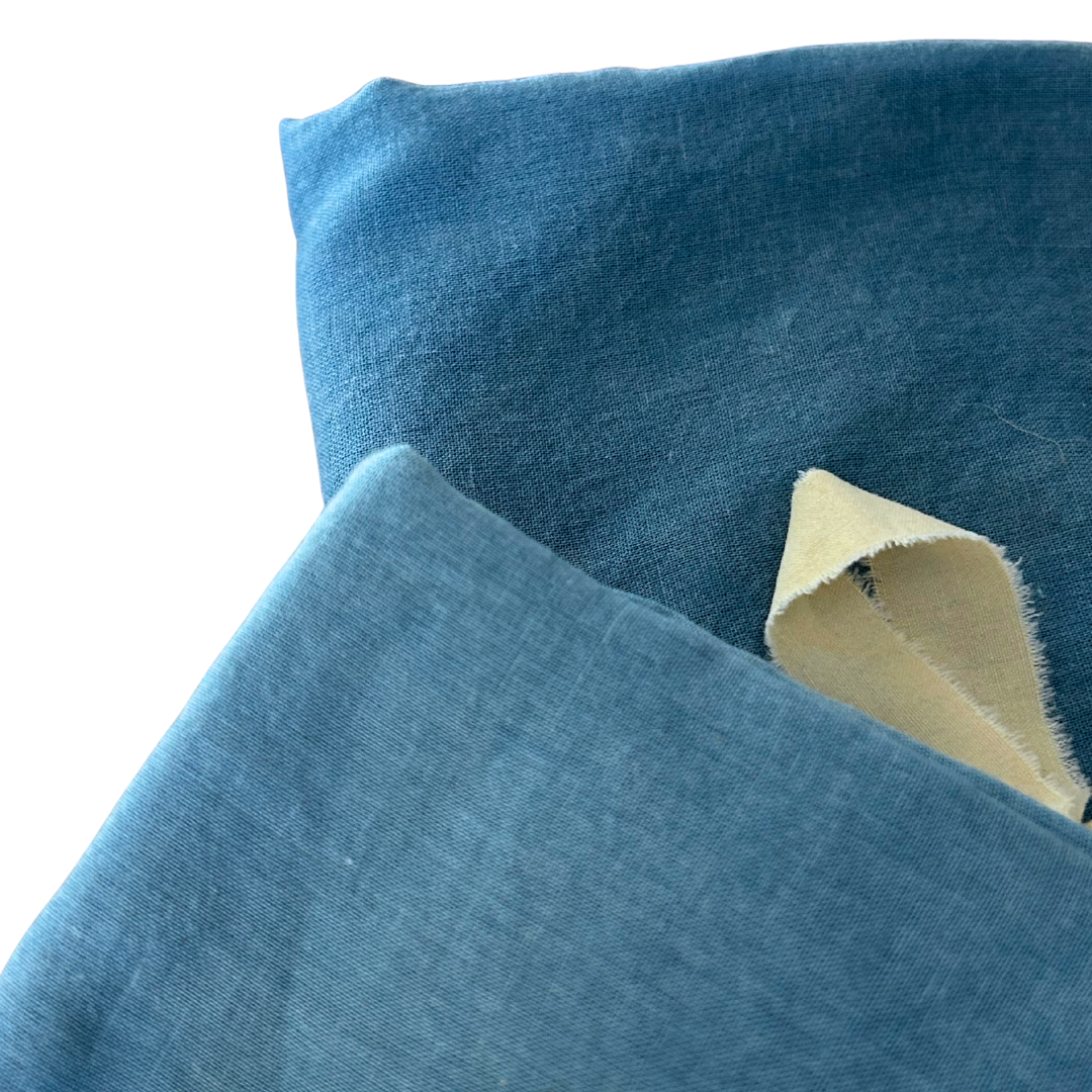 100% Organic Cotton Plant Dyed Bandana - Solid Indigo