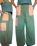 Madder Root + Indigo/Marigold Dyed Lounge Pants- 100% Organic Cotton