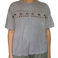 Garden+ Forest Dyed Tee - Black Walnut + Coreopsis