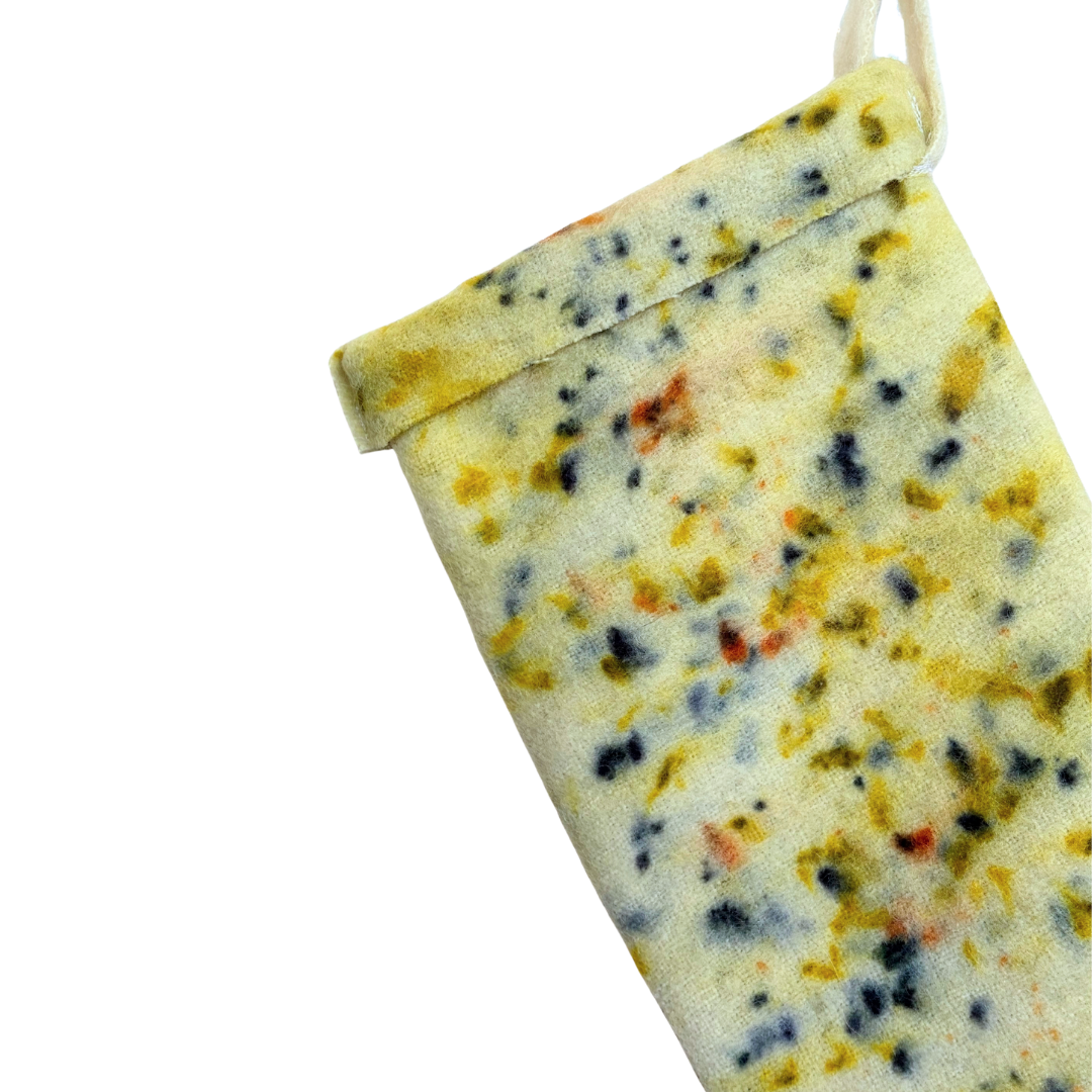 100% Wool Plant Dyed Stocking - Marigold/Coreopsis/Scabiosa