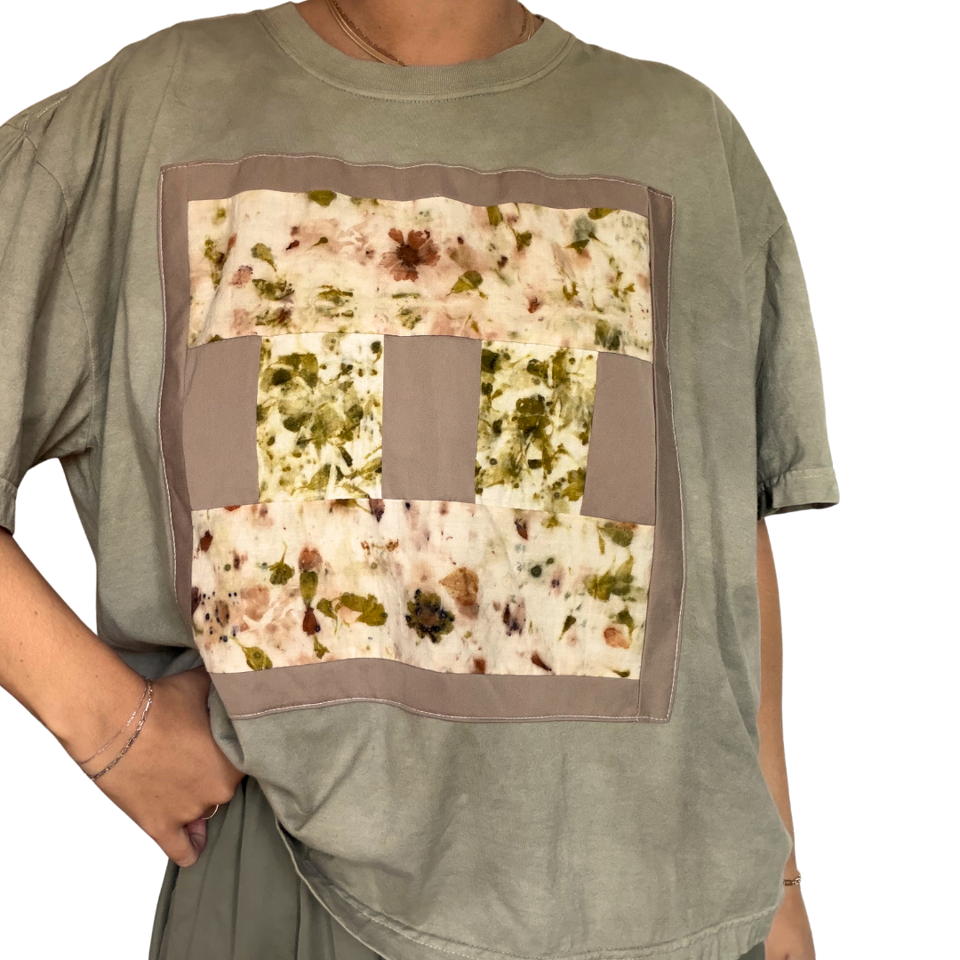 One of One Garden Dyed Quilt Block Tee - 2XL