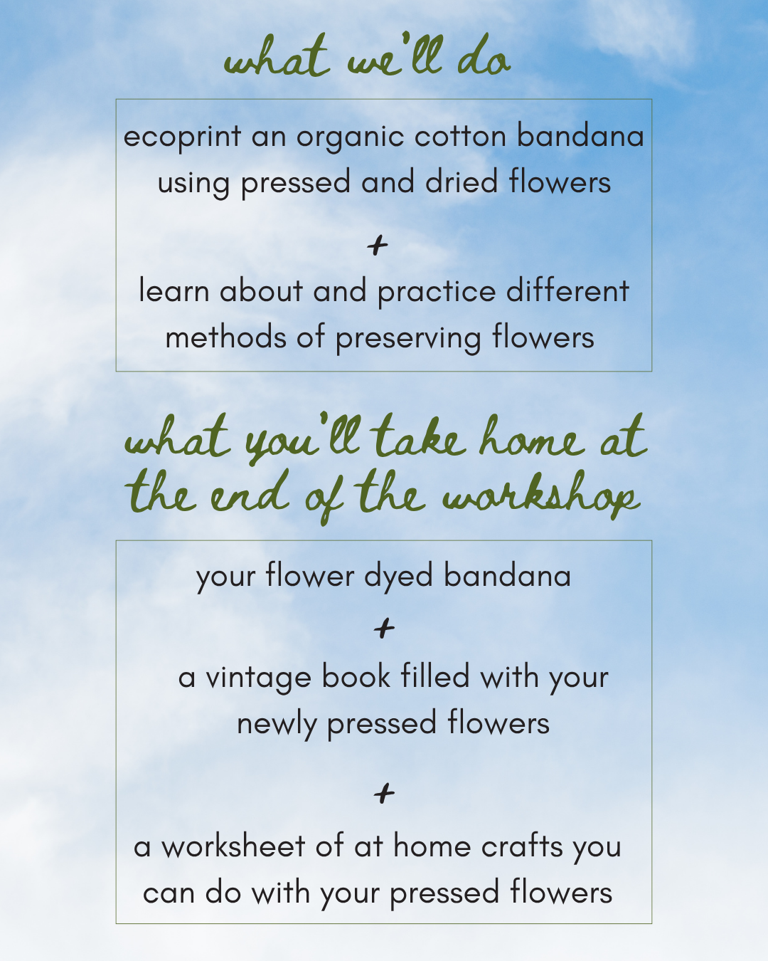 Flower School Workshop