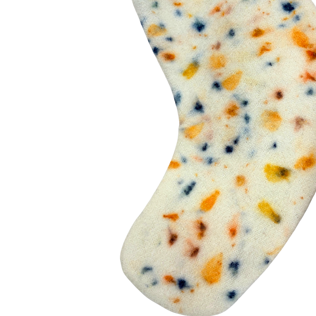 100% Wool Plant Dyed Stocking - Coreopsis/Scabiosa/Cosmo