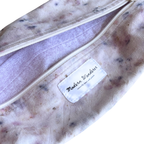 Flower Dyed Makeup Bag - Sumac + Scabiosa