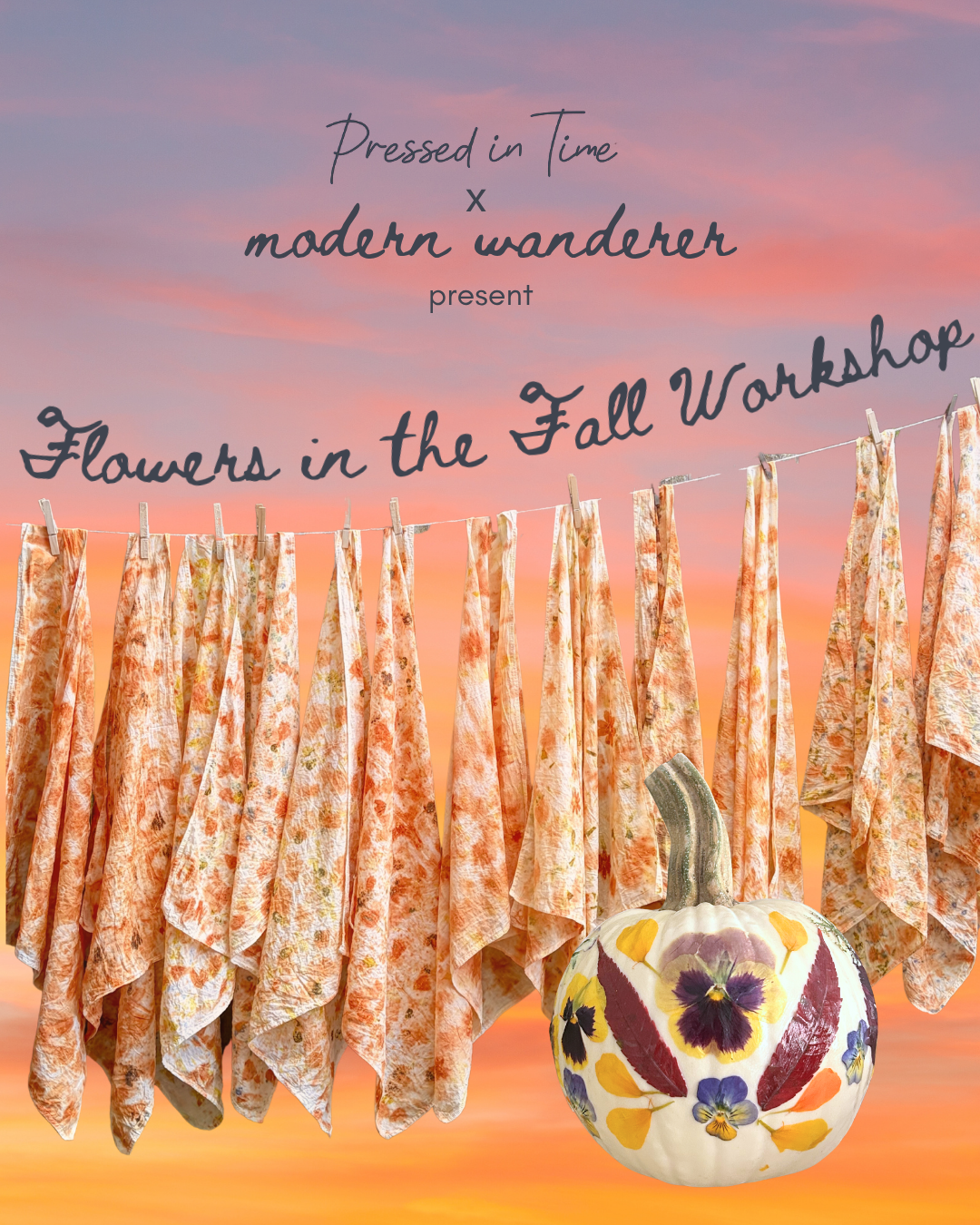 Flowers In The Fall Workshop