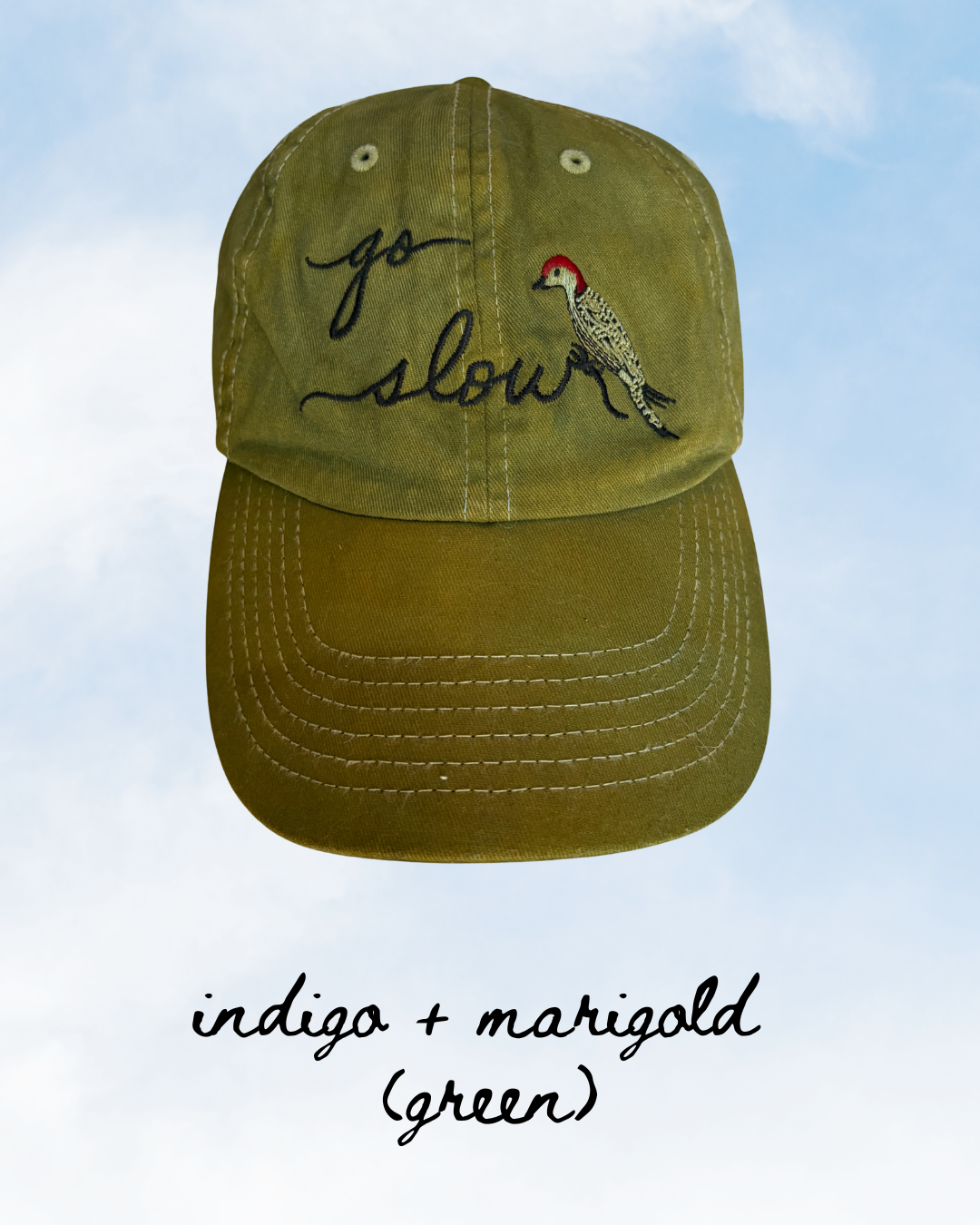 Go Slow Plant Dyed Hat