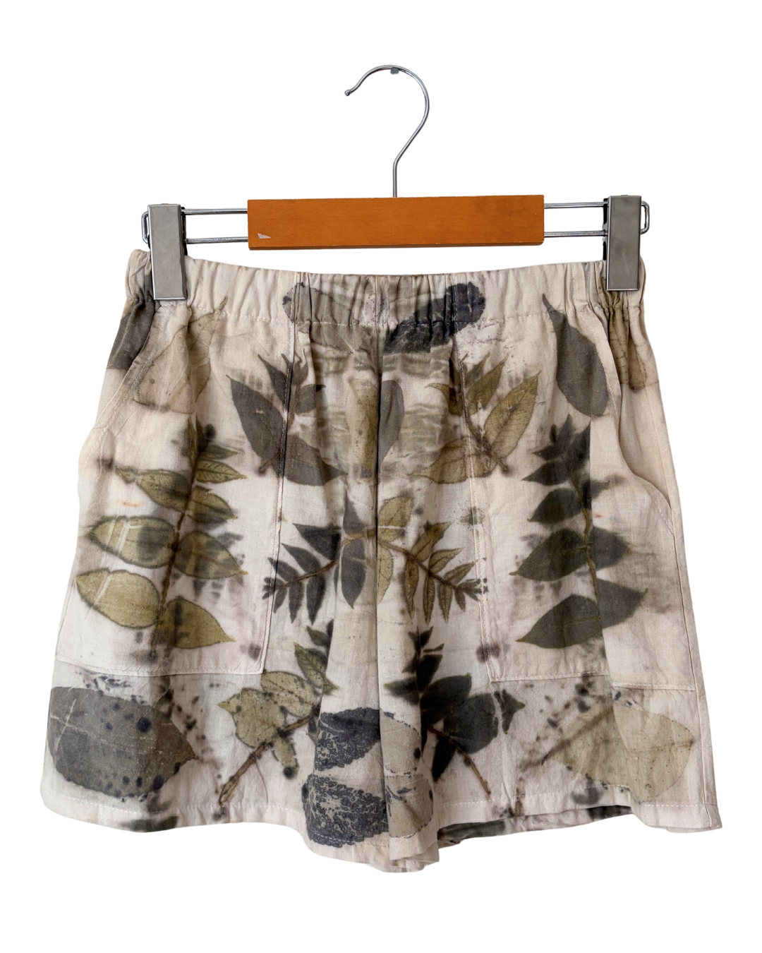 Black Walnut Dyed Shorts - 100% Organic Cotton