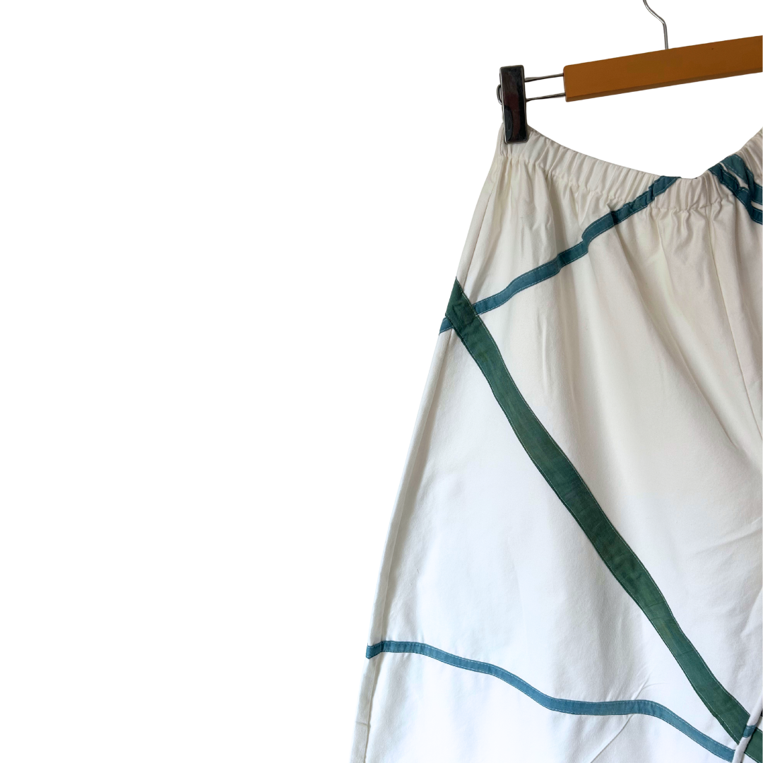 Indigo + Marigold Dyed One of A Kind Pants- 100% Upcycled Cotton (M/L)
