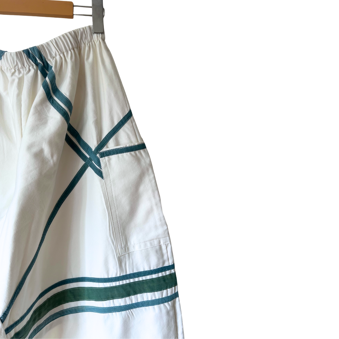 Indigo + Marigold Dyed One of A Kind Pants- 100% Upcycled Cotton (M/L)