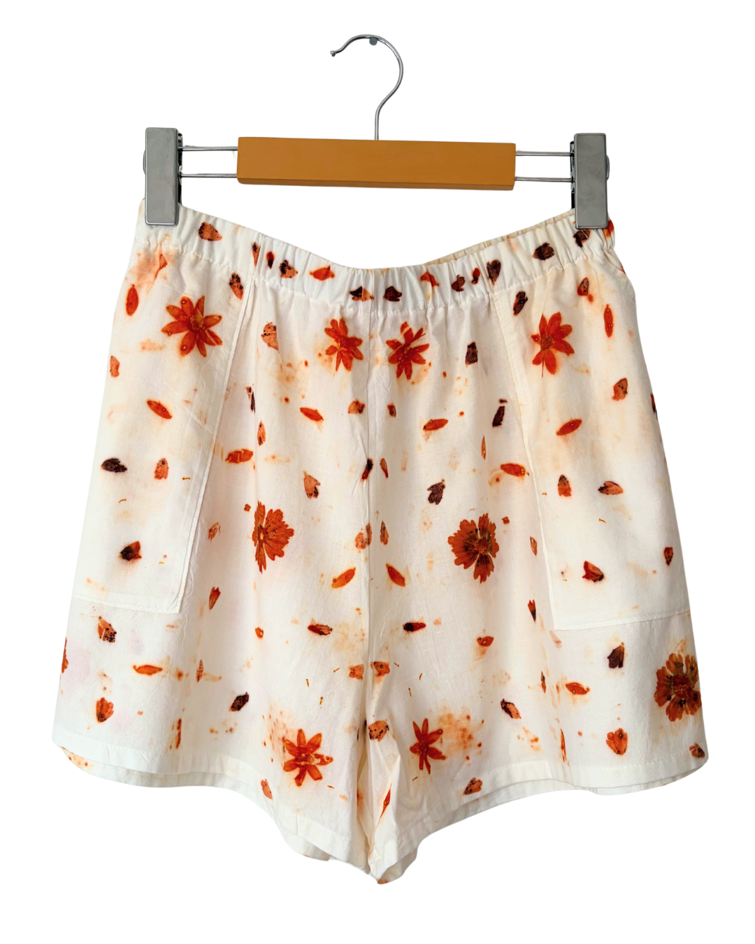 Garden Flower Dyed Shorts - 100% Organic Cotton