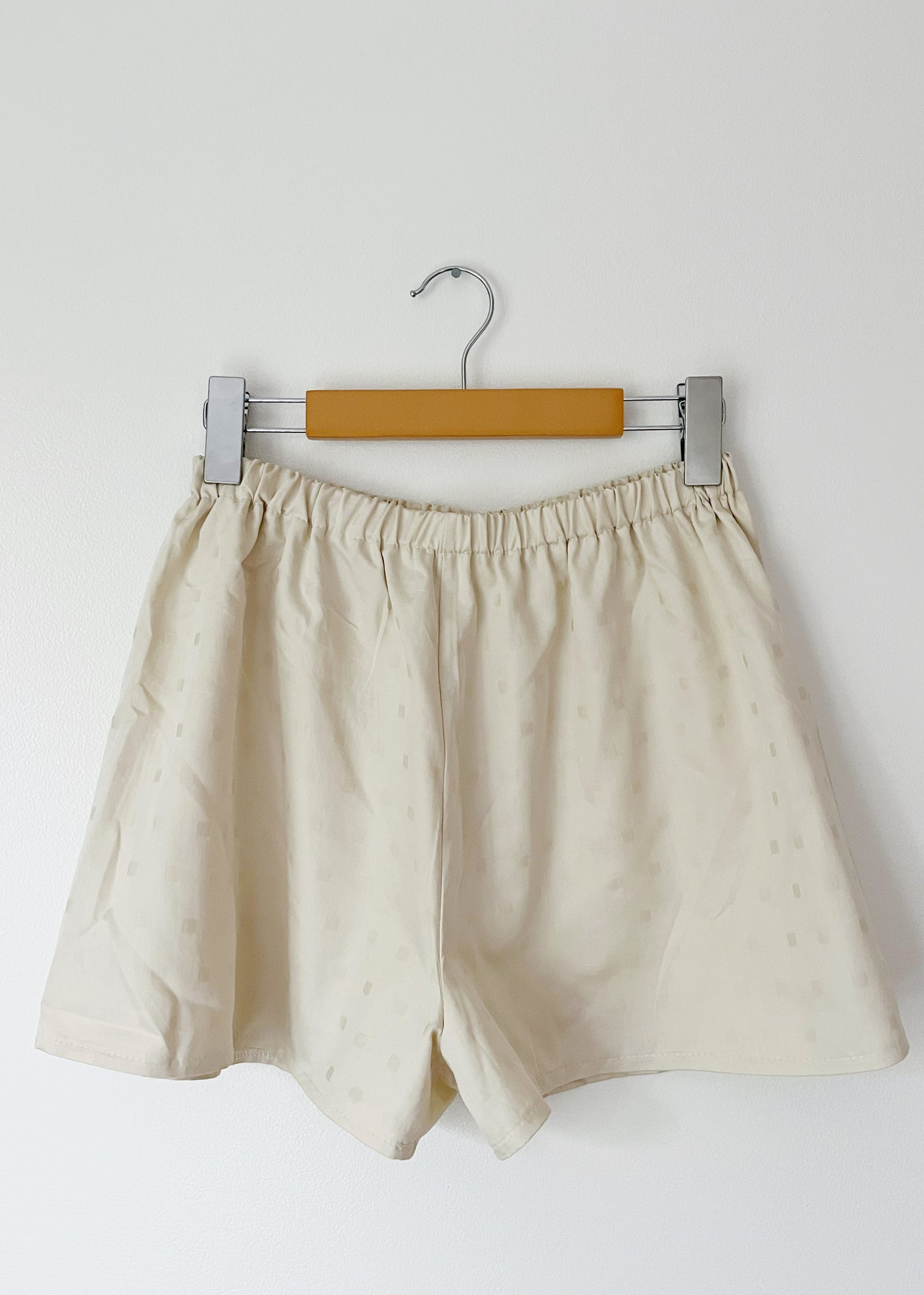 Upcycled Boxer Shorts- Cream (Multiple Sizes)