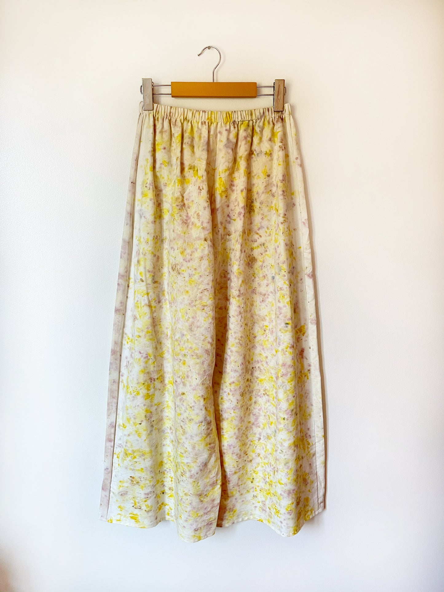 100% Cotton Plant Dyed Lounge Pants - Sumac/Marigold - XS/S