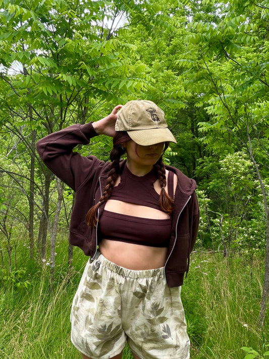 Black Walnut Dyed Shorts - 100% Organic Cotton (preorder)