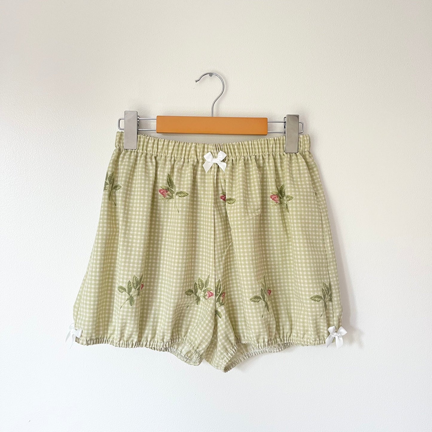 Upcycled Green/White Plaid Bloomers - Multiple Sizes